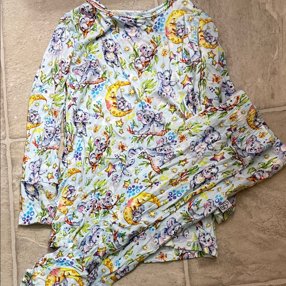 Ollie and belle Kids Pajamas with Koala Print